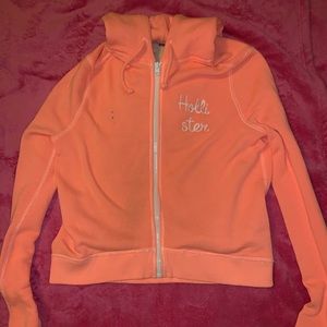 Neon orange hoodie